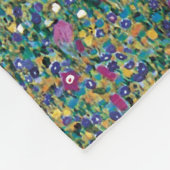 グスタフクリムト – ザキス-ヴィンテージアールヌーボー フリースブランケット (角)