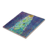 グスタフクリムト – ザサンフラワーファインアート絵画ズ タイル (側面)