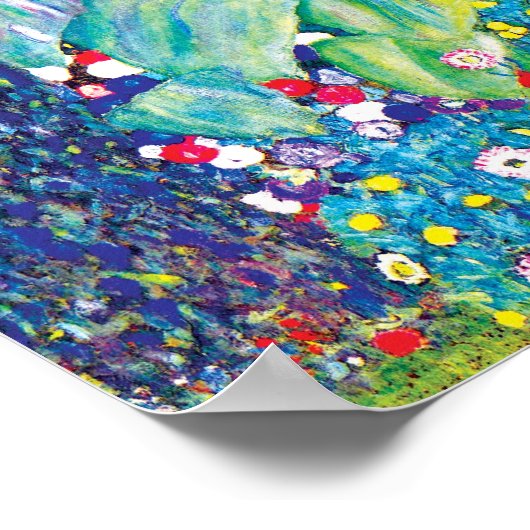 グスタフクリムト – ザサンフラワーファインアート絵画ズ ポスター (角)