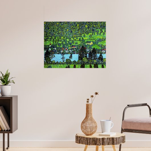 グスタフクリムト – ザハウスオブガーダボシ ポスター (リビング3)