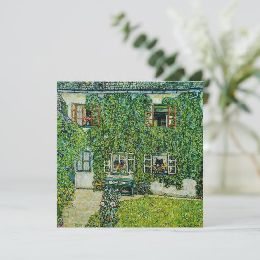 グスタフクリムト – ザハウスオブガーダボシ 招待状 (スタンド正面)