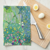 グスタフクリムト – ザヒマワリ キッチンタオル (四つ折り)