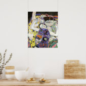 グスタフクリムト – ザヴァージン油 ポスター (キッチン)