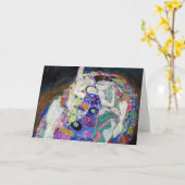 グスタフクリムト – ザヴァージン カード (黄色い花)