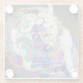 グスタフクリムト – ザヴァージン ガラスコースター (裏面)