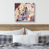 グスタフクリムト – ザヴァージン キャンバスプリント (インサイチュ (寝室))