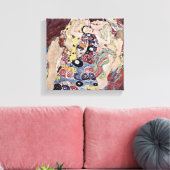 グスタフクリムト – ザヴァージン キャンバスプリント (インサイチュ (リビング))