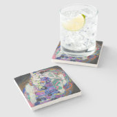 グスタフクリムト – ザヴァージン ストーンコースター (横)