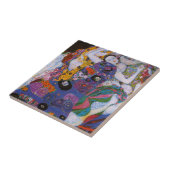 グスタフクリムト – ザヴァージン タイル (側面)