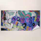 グスタフクリムト – ザヴァージン ビーチタオル (正面)