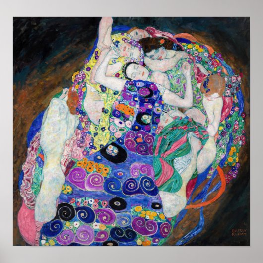 グスタフクリムト – ザヴァージン ポスター (正面)