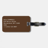 グスタフクリムト – ザヴァージン ラゲッジタグ (裏面横)