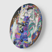 グスタフクリムト – ザヴァージン ラージ壁時計 (傾斜)