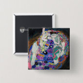 グスタフクリムト – ザヴァージン 缶バッジ (正面&裏面)