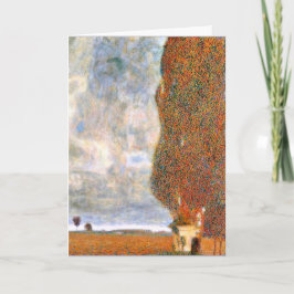 グスタフクリムト – ザ素晴らしポプラ カード