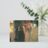 グスタフクリムト – シューベルトII ポストカード (スタンド正面)