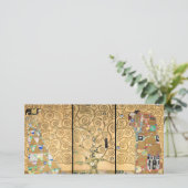 グスタフクリムト – ストクレットフリーズツリーオブライフ サンキューカード (スタンド正面)