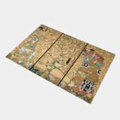 グスタフクリムト – ストクレットフリーズツリーオブライフ ドアマット (アングル)