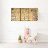 グスタフクリムト – ストクレットフリーズツリーオブライフ 横断幕 (インサイチュ)