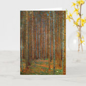 グスタフクリムト – タンネンウォルドパインフォレスト カード (黄色い花)