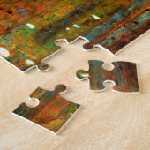 グスタフクリムト – タンネンウォルドパインフォレスト ジグソーパズル (側面)