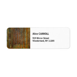 グスタフクリムト – タンネンウォルドパインフォレスト ラベル