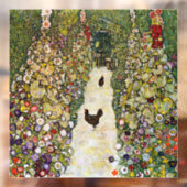 グスタフクリムト – ニワトリ付きガーデンパス ウィンドウサイン (シート2)