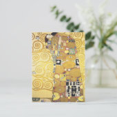 グスタフクリムト – ハグ – アートワーククラシックを描く ポストカード (スタンド正面)