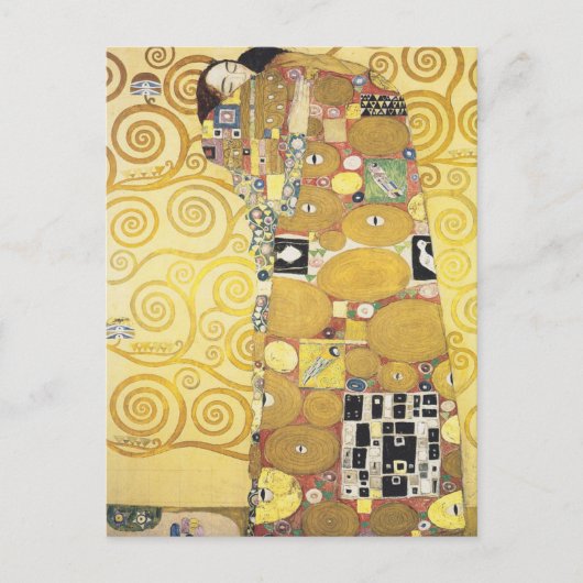 グスタフクリムト – ハグ – アートワーククラシックを描く ポストカード (正面)