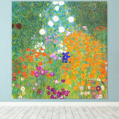 グスタフクリムト – バウアーンガルテン(1907) キャンバスプリント (インサイチュ (ウッドフロア))