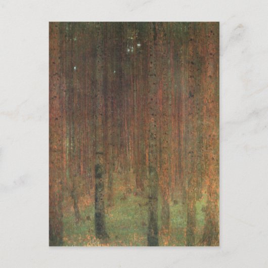 グスタフクリムト – パインフォレスト ポストカード (正面)