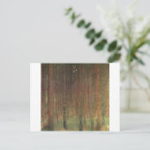 グスタフクリムト – パインフォレスト ポストカード (スタンド正面)