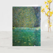 グスタフクリムト – パークオブシュロスカマーアムアターゼー カード (黄色い花)