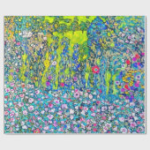 グスタフクリムト – ヒルト付き園芸風景 ラッピングペーパー (フラット)