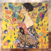 グスタフクリムト – ファン付きレディ ウィンドウサイン (シート2)