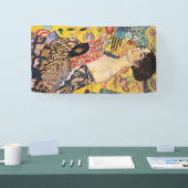 グスタフクリムト – ファン付きレディ 横断幕 (トレードショー)