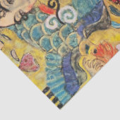 グスタフクリムト – ファン付きレディ 薄葉紙 (詳細)