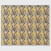 グスタフクリムト-ファン付きレデ絵画ィー ラッピングペーパー (フラット)