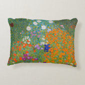 グスタフクリムト – フラワーガーデン アクセントクッション (裏面)