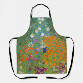 グスタフクリムト – フラワーガーデン エプロン (正面)