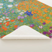 グスタフクリムト – フラワーガーデン シェルパブランケット (3/4)