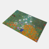 グスタフクリムト – フラワーガーデン ドアマット (アングル)