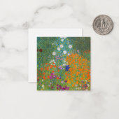 グスタフクリムト – フラワーガーデン ノートカード (正面/裏面インサイチュ)