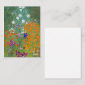 グスタフクリムト – フラワーガーデン ノートカード (正面/裏面)