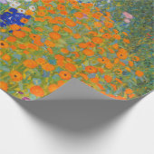 グスタフクリムト – フラワーガーデン ラッピングペーパー (角)