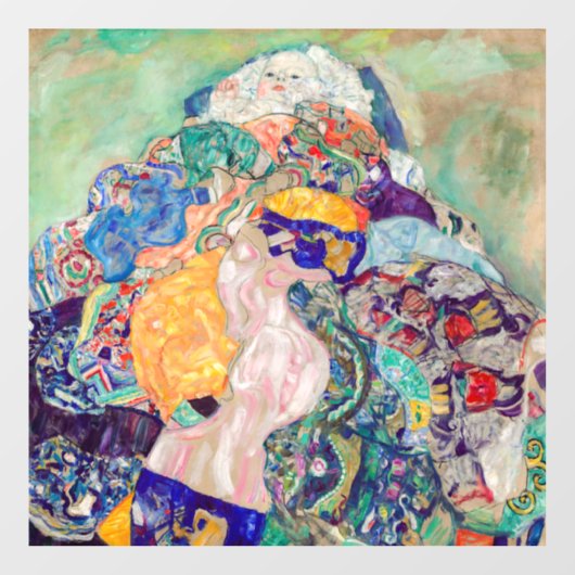 グスタフクリムト-ベビー/クレードル ウィンドウサイン (シート)