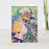 グスタフクリムト-ベビー/クレードル カード (正面)