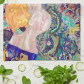 グスタフクリムト-ベビー/クレードル キッチンタオル (折り畳み)