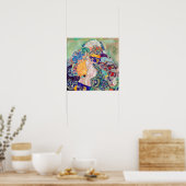 グスタフクリムト-ベビー/クレードル ポスター (キッチン)