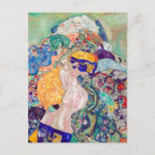 グスタフクリムト-ベビー/クレードル ポストカード (正面)